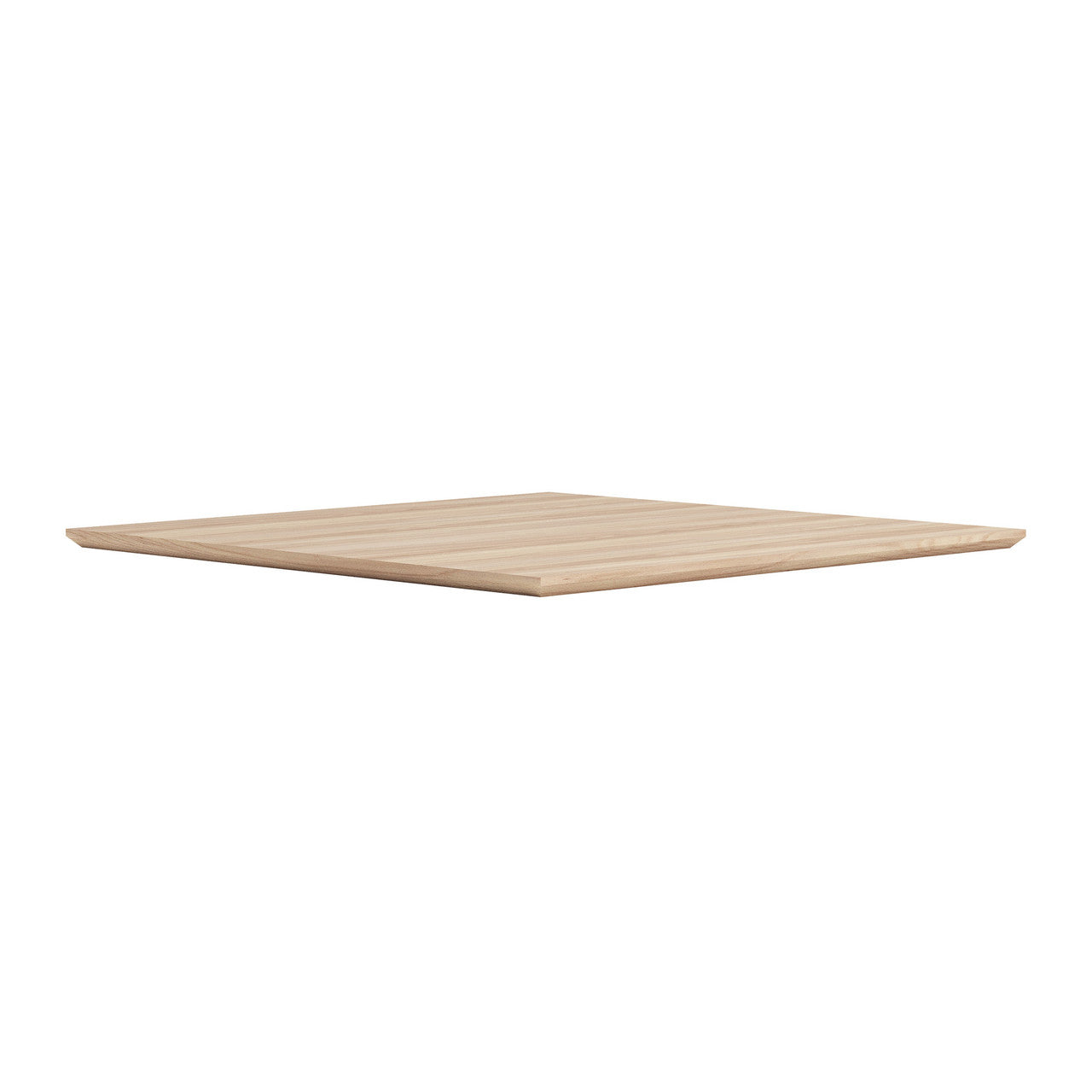 OfficeSource OS Laminate 36" Square Knife-Edge Table Top - American Elm