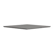OfficeSource OS Laminate 36" Square Knife-Edge Table Top - Coastal Gray