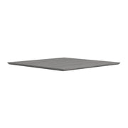 OfficeSource OS Laminate 42" Square Knife-Edge Table Top - Coastal Gray