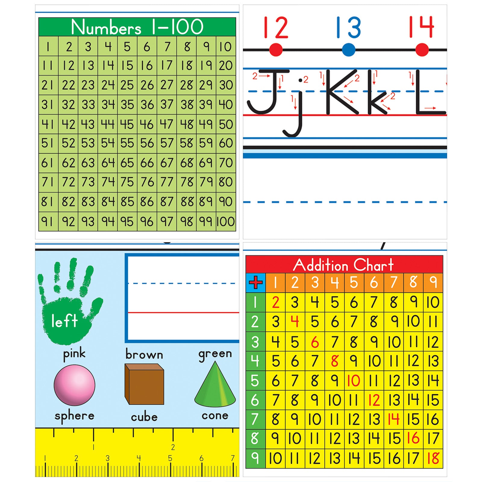 Traditional Manuscript Nameplates, Grade 1-3, Pack of 36