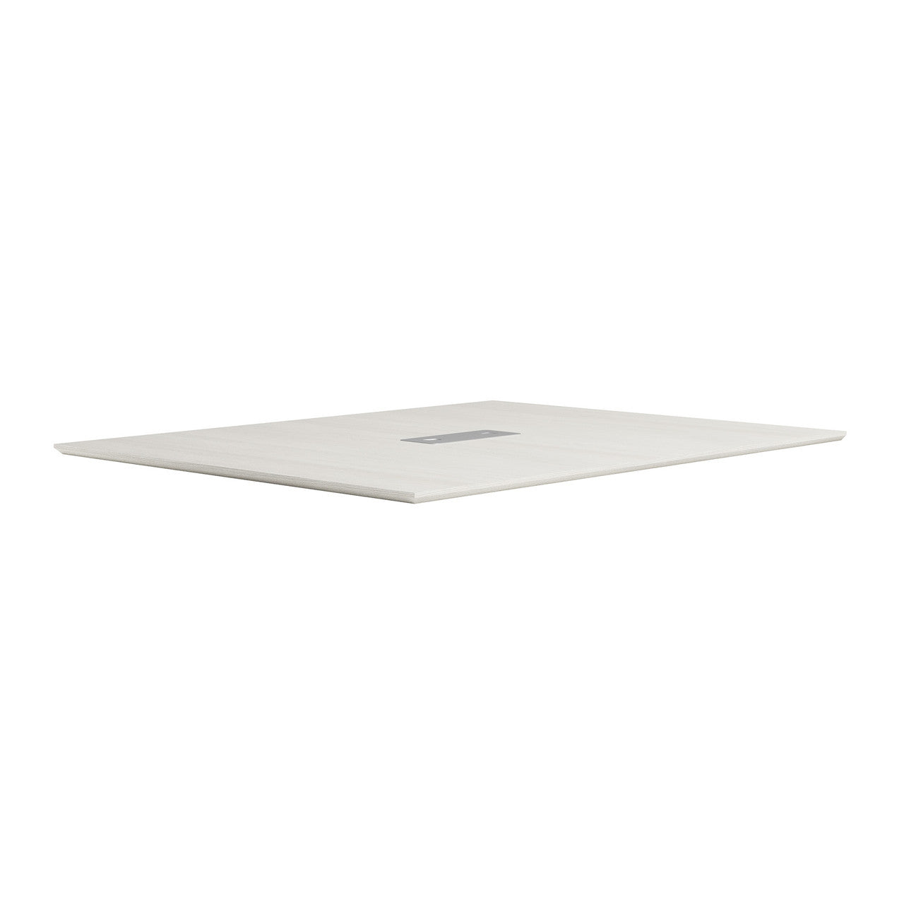 OfficeSource  60" Half Rectangular Knife-Edge Conference Table Top (Top Only) - Arcadia White