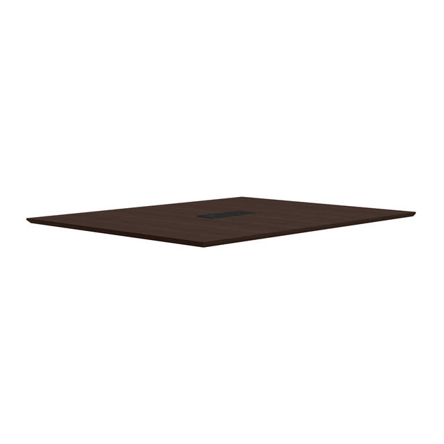 OfficeSource  60" Half Rectangular Knife-Edge Conference Table Top (Top Only) - Java