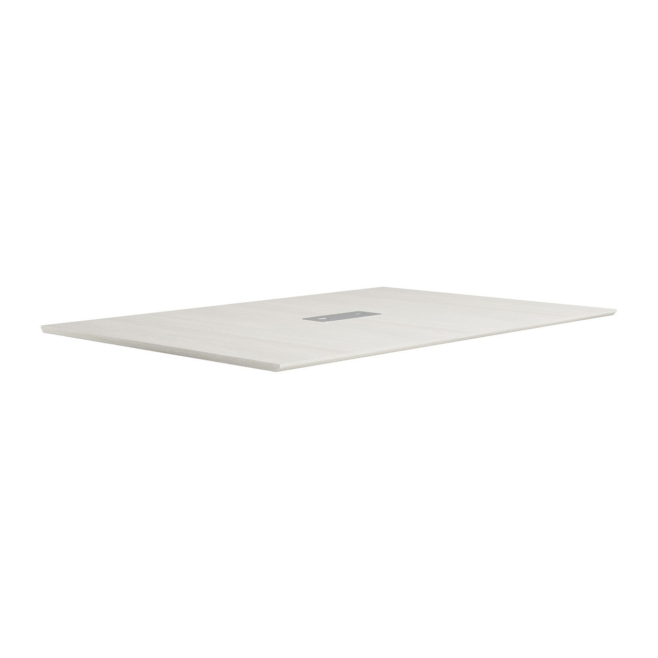 OfficeSource  72" Half Rectangular Knife-Edge Conference Table Top (Top Only) - Arcadia White