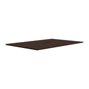 OfficeSource  72" Half Rectangular Knife-Edge Conference Table Top (Top Only) - Java