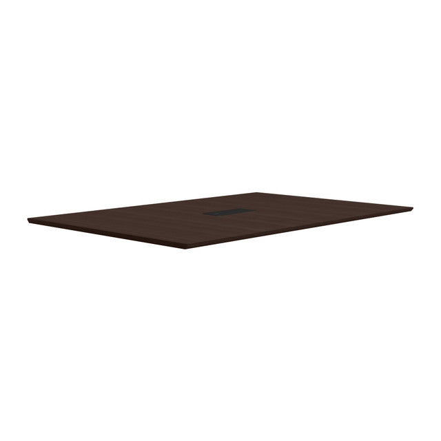 OfficeSource  72" Half Rectangular Knife-Edge Conference Table Top (Top Only) - Java