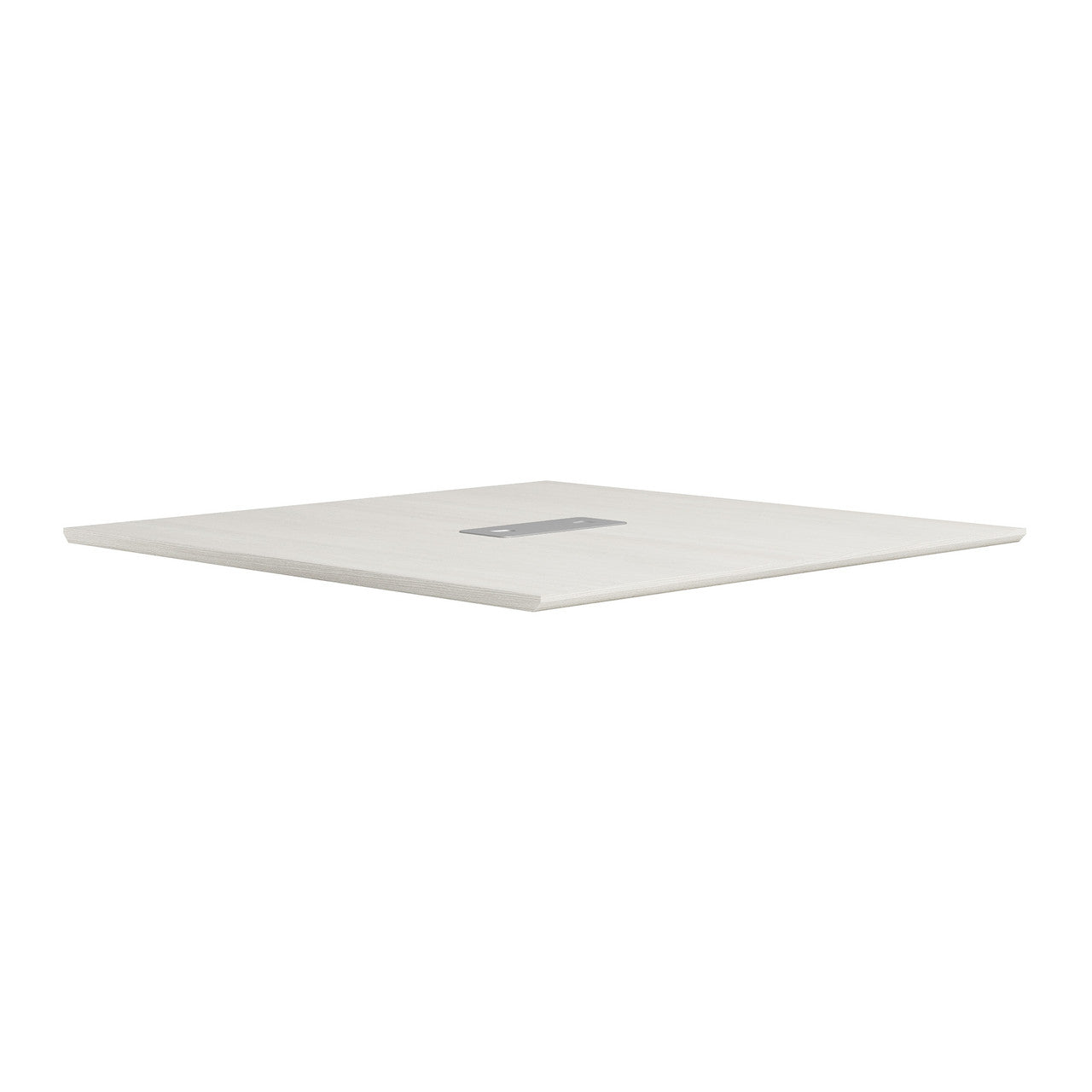 OfficeSource Laminate 48" Square Knife-Edge Conference Table Top - Arcadia White
