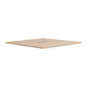 OfficeSource Laminate 48" Square Knife-Edge Conference Table Top - American Elm