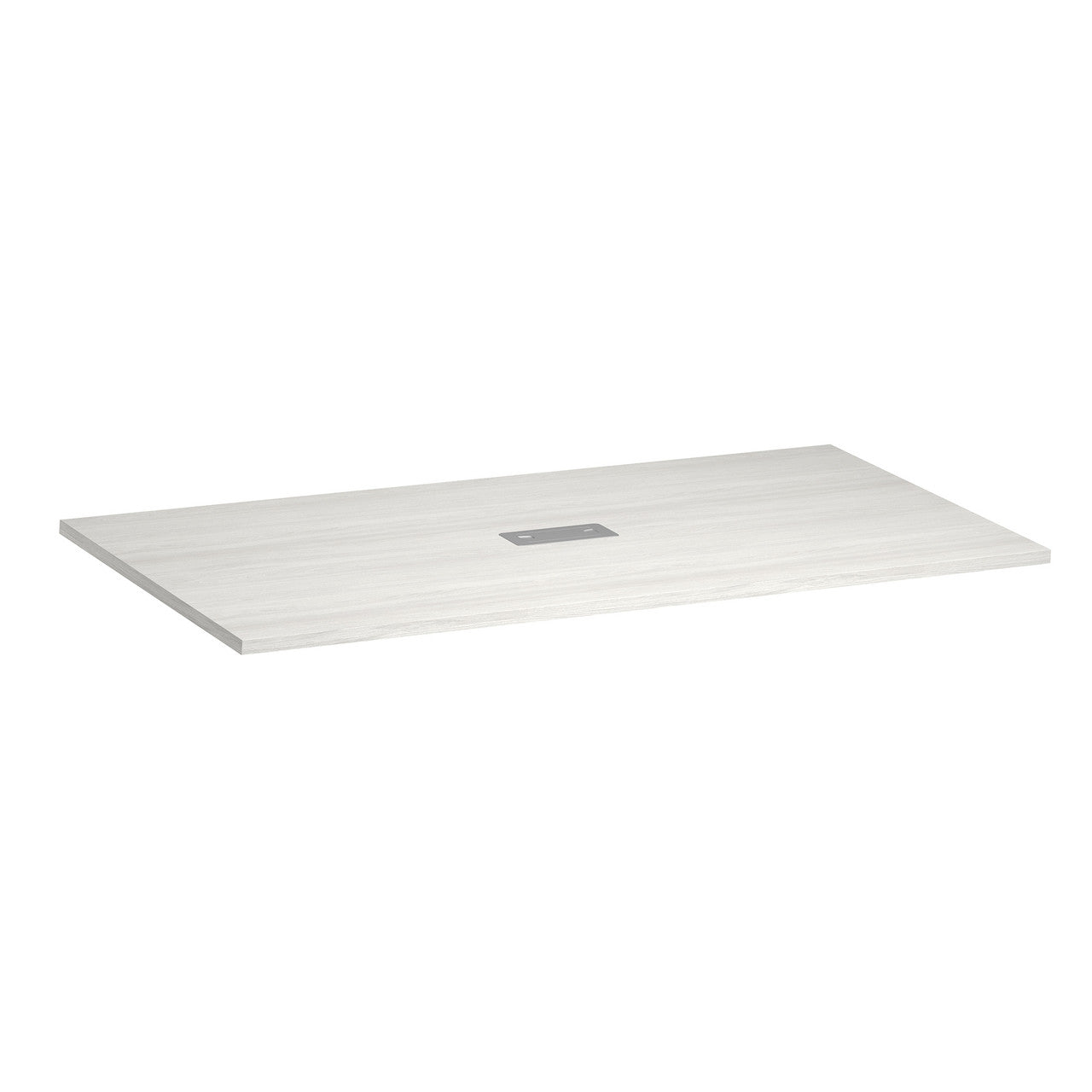 OfficeSource Laminate 96" Rectangular Conference Table Top (Top Only) - Arcadia White