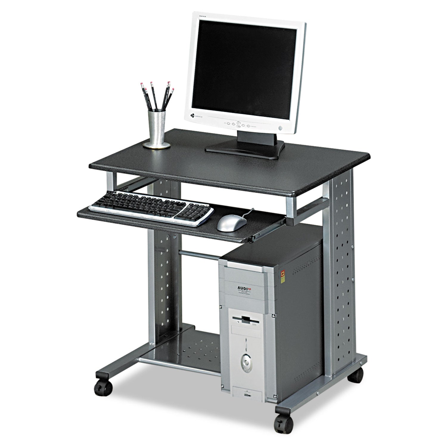 Rectangle Top - 29.75" Height x 29.75" Width x 23.50" Depth - Assembly Required - Charcoal Black - Steel - 1 Each