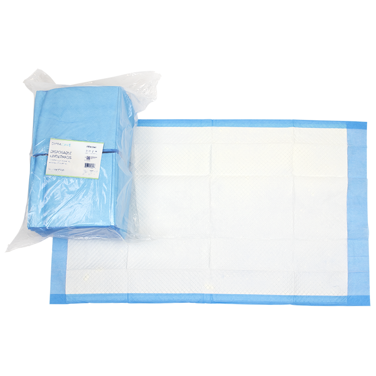 Disposable Underpads, 23" x 36" (60g) - 50 pcs per Bag/3 Bags per Case