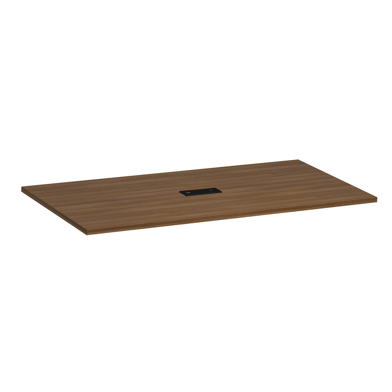 OfficeSource Laminate 96" Rectangular Conference Table Top - Modern Walnut