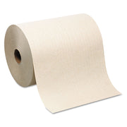 SofPull Mechanical Recycled Paper Towel Rolls - 1 Ply - 7.87" Width x 1000 ft Length - 7.80" Roll Diameter - Brown - Paper - 6 / Carton