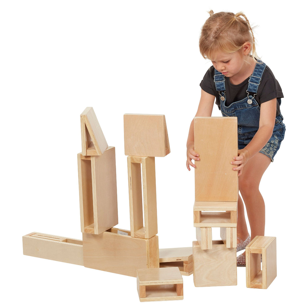 Junior Hollow Blocks Set 16-Piece