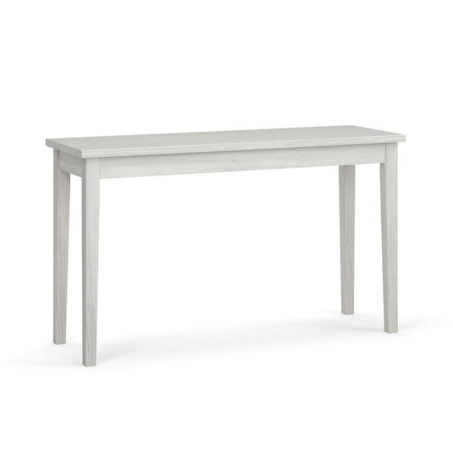 OfficeSource Parallel Rectangular Veneer Console Table - 16"x48" - Arcadia White