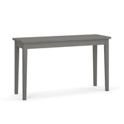 OfficeSource Parallel Rectangular Veneer Console Table - 16"x48" - Coastal Gray
