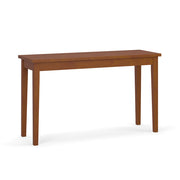 OfficeSource Parallel Rectangular Veneer Console Table - 16"x48" - Cherry