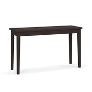 OfficeSource Parallel Rectangular Veneer Console Table - 16"x48" - Java
