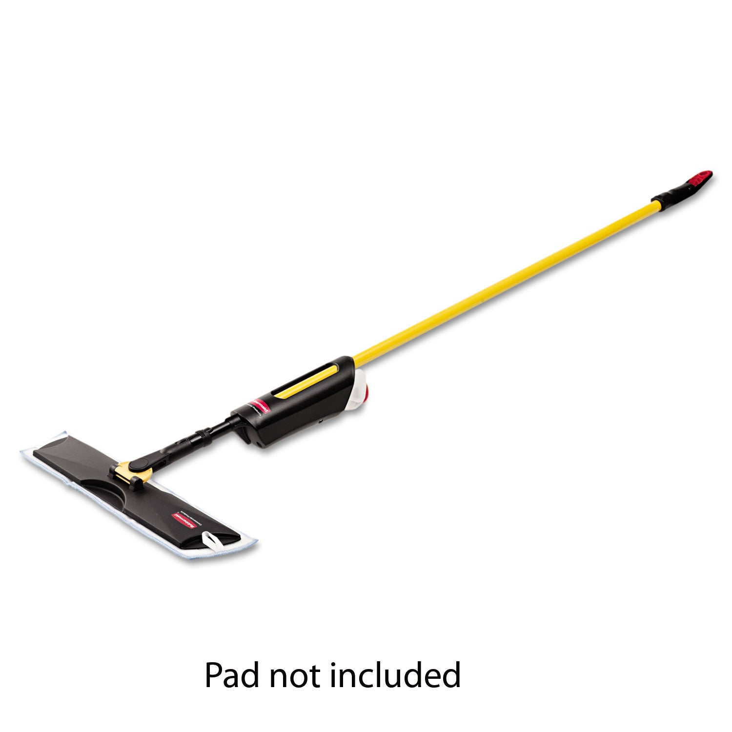 4.50" Width x 3.50" Height MicroFiber Head - 52" Length Handle - Ergonomic Thumb-activated Trigger - Black - 1 Each
