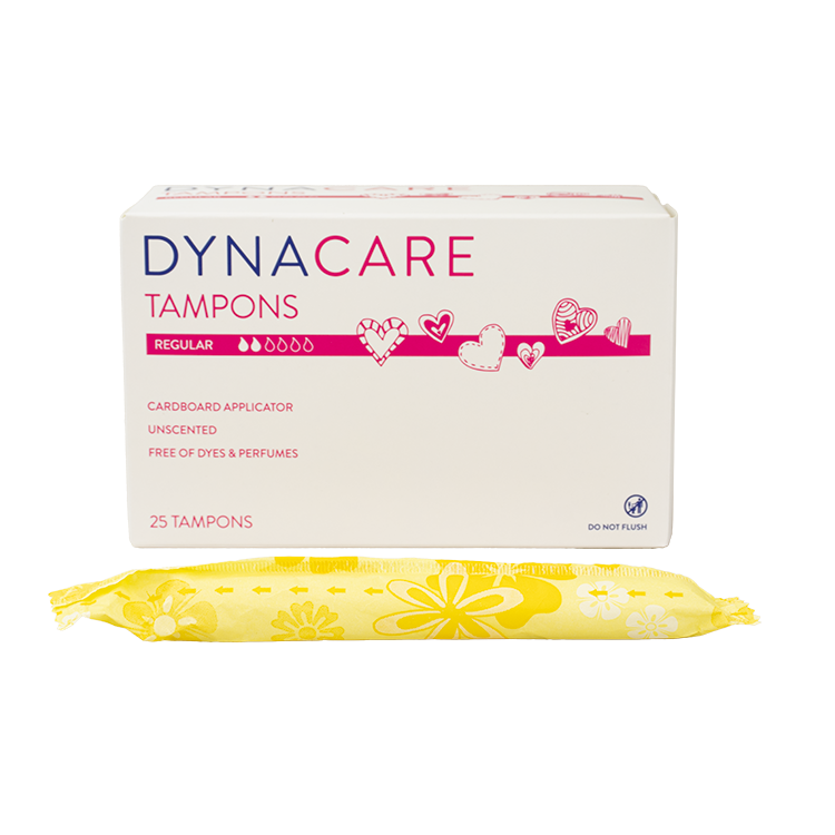 Regular Tampons Cardboard Applicator, 6-9gr absorbency - 25 pcs per Box/9 Boxes per Case