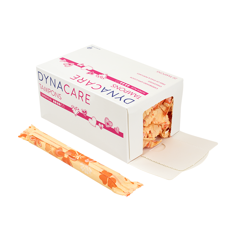 Super Plus Tampons Cardboard Applicator, 12-15gr absorbency - 20 pcs per Box/10 Boxes per Case