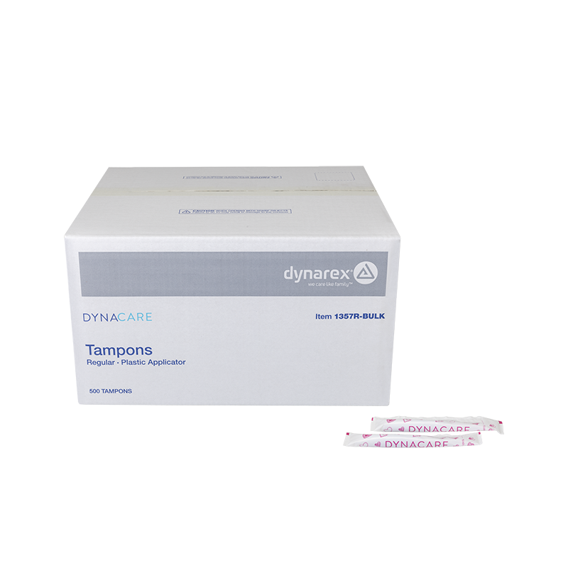 Regular Tampons Plastic Applicator - Bulk, 6-9gr absorbency500 pcs per Case