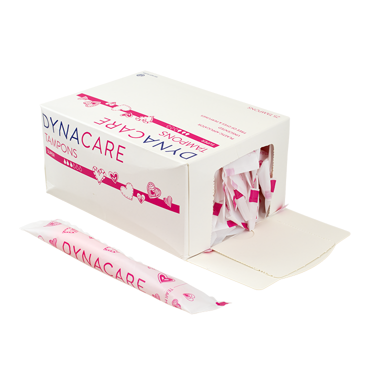 Super Tampons Plastic Applicator, 9-12gr absorbency - 25 pcs per Box/9 Boxes per Case