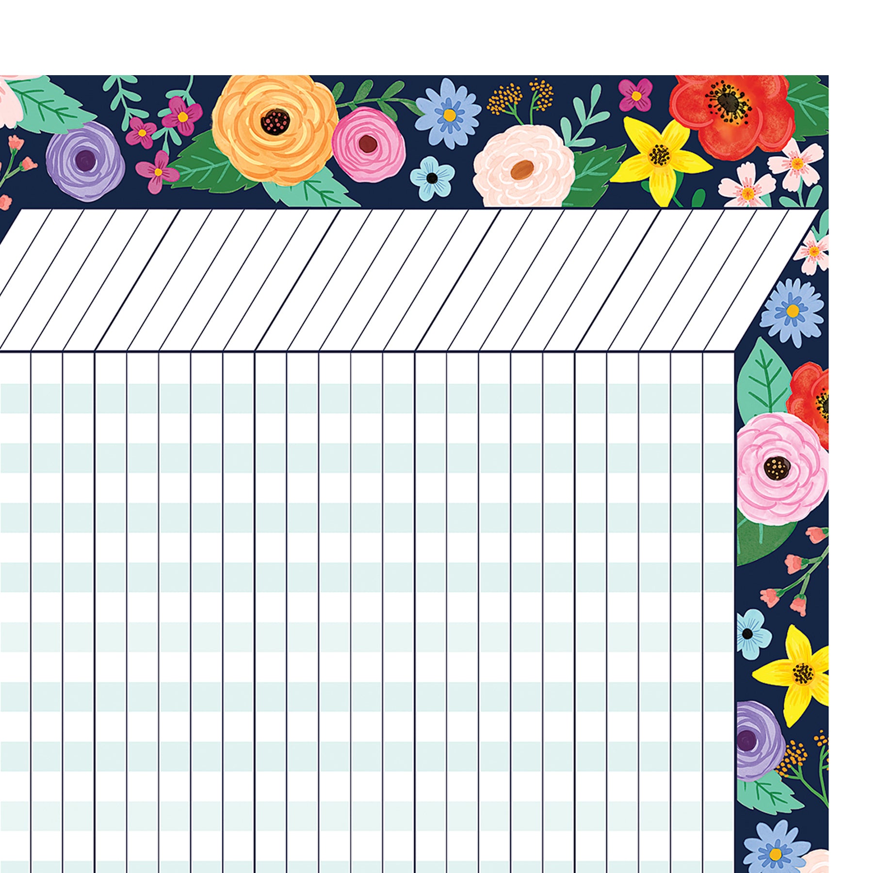 Wildflowers Incentive Chart, 17" x 22"