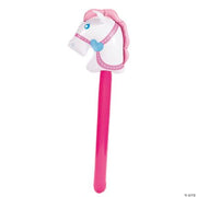 Inflatable Cowgirl Stick Horse - 1 Piece