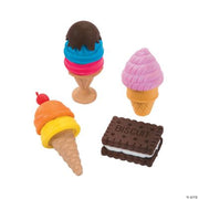 Summer Treats Erasers - 24 Pieces