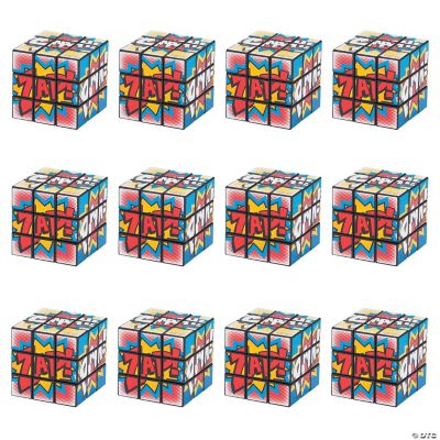 Superhero Mini Magic Cube - 12 Pieces