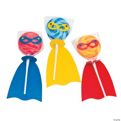 Superhero Swirl Pop Set - 12 Pieces
