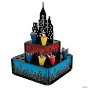 Superhero City Tray W/ Cones - 1 Piece