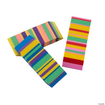 Basic Printed Eraser Set - 24 Pieces