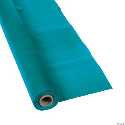 Turquoise Tablecloth Roll - 1 Piece
