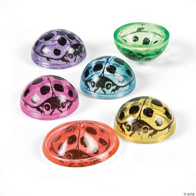 Lady Bug Glitter Popper - 12 Pieces