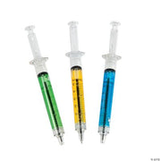 Assorted Syringe Pens - 12 Pieces