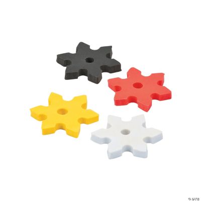 Ninja Star Erasers - 24 Pieces