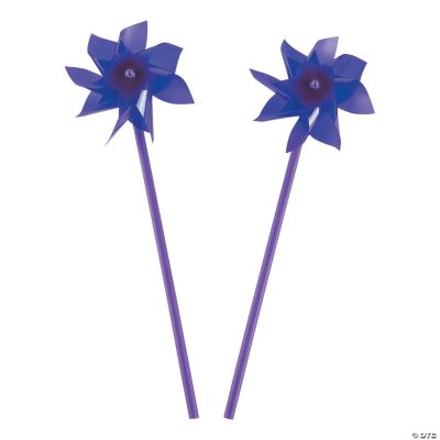 Purple Pinwheels - 36 Pieces