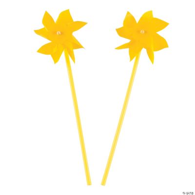 Yellow Pinwheels - 36 Pieces