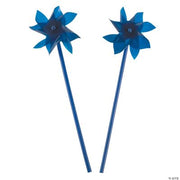 Blue Pinwheels - 36 Pieces