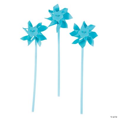 Lt Blue Pinwheels - 36 Pieces