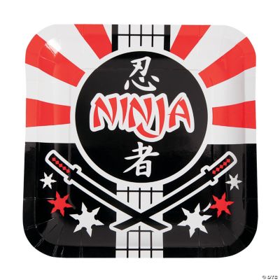 Ninja Warrior Dinner Plate - 8 Pieces