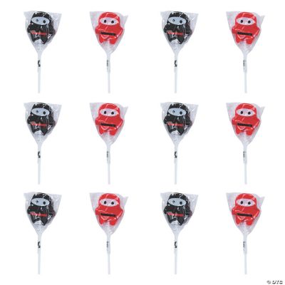 Ninja Character Suckers - 12 Pieces
