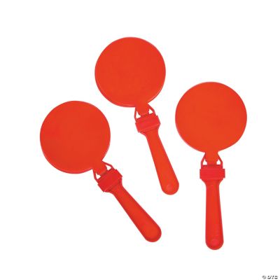 Red Round Clapper - 12 Pieces