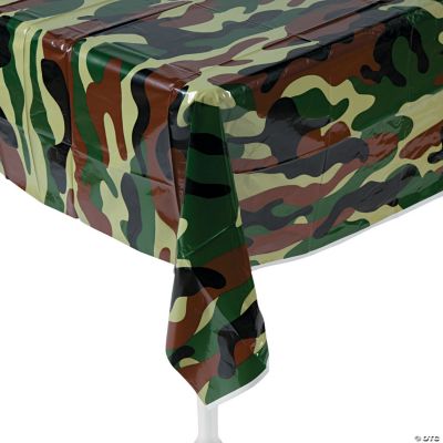 Camo Print Tablecover - 1 Piece