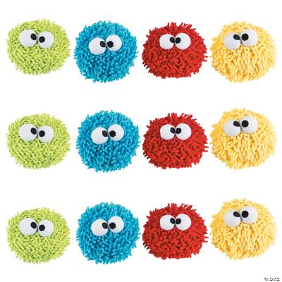 Plush Google Eye Screen Cleaner - 12 Pieces