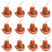 Molded Cowboy Hat Cups - 12 Pieces