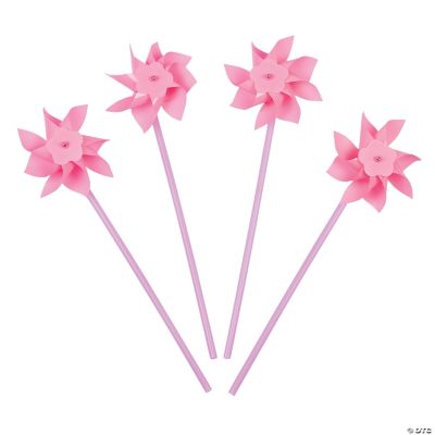 Lt Pink Pinwheels - 36 Pieces