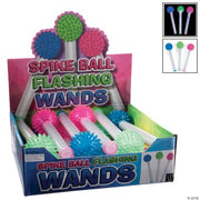 Flashing Spikey Ball Sticks - 12 Pieces