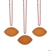 Red Bead W/Football Disc - 150 Pieces